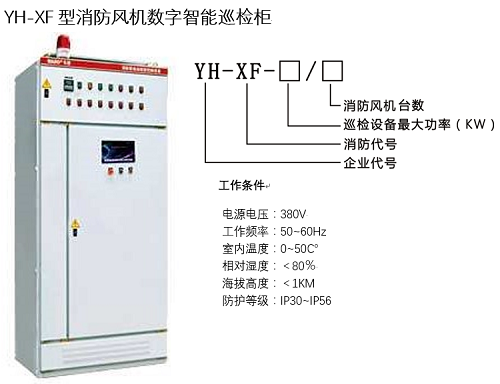 YH-XF型消防風機數(shù)字智能巡檢柜